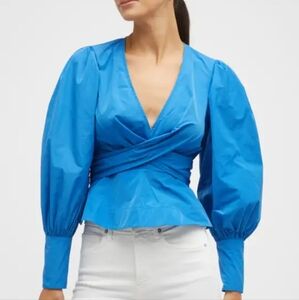 NWOT Veronica Beard Seema Twist Blouse